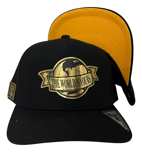 Gorra The World Is Yours Scarface Placa Snapback Hatzonefg | Envío gratis
