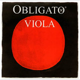 Cuerda De Viola Obligato D Plata/sintética: Delgada/weich