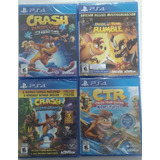 Juegos De Ps4 Lote De Crash Nuevos Sellados