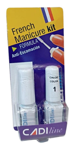 Kit French Manicure Anti Escamacion Cadiline 4325 Lefemme