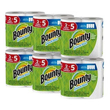 Bounty Quick-tamaño Toallas De Papel, 12 Rolls Familia, Whit