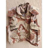 Colete Militar Americana Deserto Chocolate Chip / Medium V1m