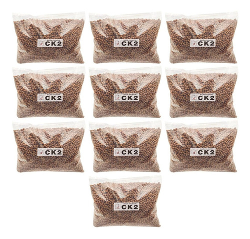 10x Ração Polinutri Ck2 500g Para Carpas E Peixes De Lago