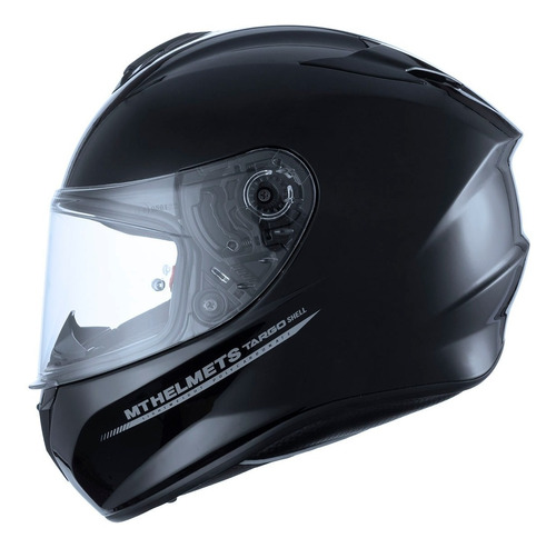 Casco Integral Mt Targo Negro Brillo Xxl Centro Motos