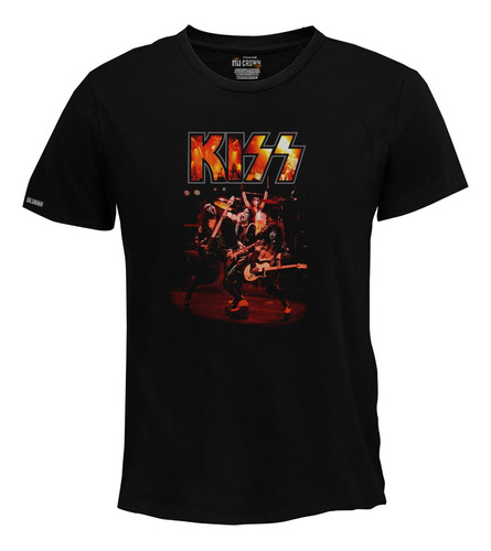 Camiseta Hombre Kiss Rock Metal Banda Bto2