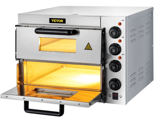 Horno Eléctrico Industrial Pizza Pan 14 Pulgadas 3000w 350°c