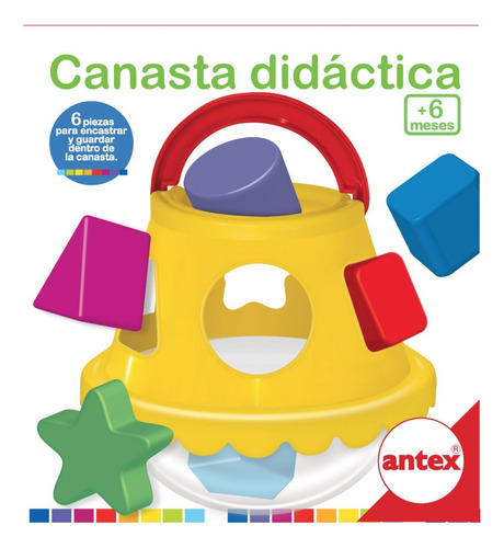 Juego Didáctico Canasta Didáctica De Encastre Antex 2280