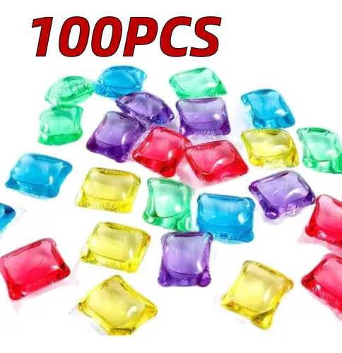 100 Cápsulas De Perlas De Detergente Para Ropa