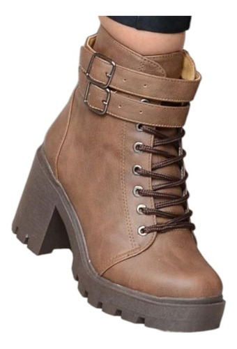 Bellos Botines Estilo Texano Botas  Damas 35/40