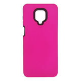 Funda Estuche Rígido Antigolpes Para Redmi Note 9s Fucsia