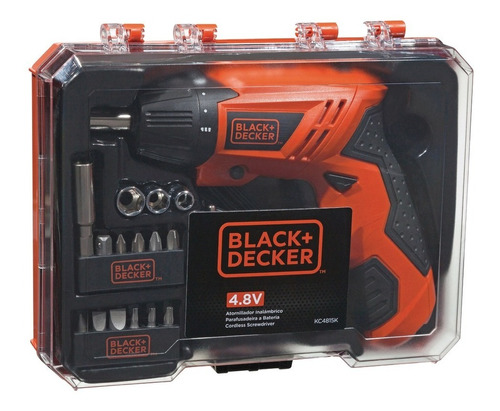 Parafusadeira Bateria Black Decker 4,8v 15 Acess Kc4815k-br