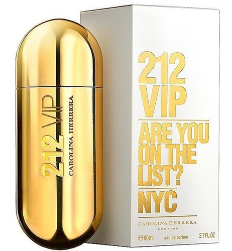 Perfume 212 Vip 80ml Dama (100}% Original)