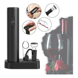 Descorchador Eléctrico Recargable De Vino/jugo De 5 Piezas