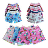 Boxer De Niña De Moda Pack De 5 Pzas De Princesas Algodon