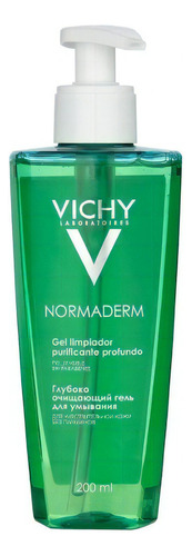 Gel De Limpieza Profunda Vichy Normaderm  Para Pele Oleosa/mista De 200ml