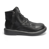 Zapato Dama Botas Negras Casual Plataforma Cmodo Dghaei D-8