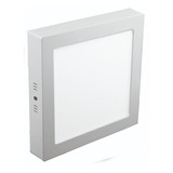 Focos Led Sobrepuestos 24w Cuadrado Luz Blanca Pack 3 Und