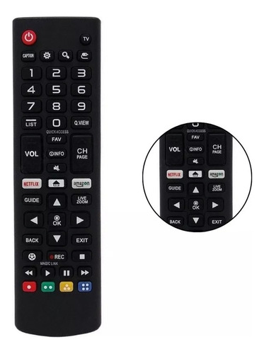 Controle Remoto Compatível Com Smart Tv LG + Capa Protetora!
