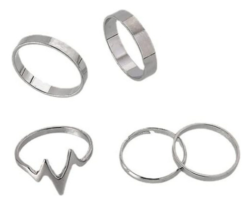 Set De Maquillaje - Larancie Boho Ring Set Finger Rings Sets