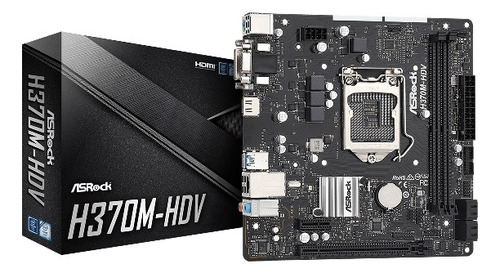 Placa Madre Asrock H370m-hdv Socket 1151 8, 9 Gen 90-mxbf40