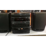 Equipo Aiwa Nsx-v30 Con Usb ,bt ,3 Cds ,2 Casseteras 