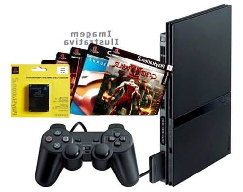 Playstation 2 Com Leitor Novo (revisado)