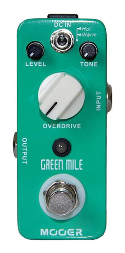 Pedal Overdrive Green Mile Mooer