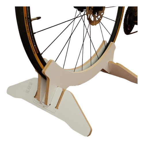 Soporte Para Bicicleta Pie De Apoyo Madera Gravel Ruta Mtb