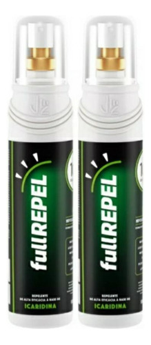 2x Repelente Fullrepel Adulto- 100ml C/ Icaridina- 10 Horas