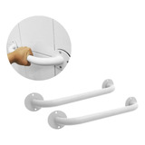 Kit 2x Barral Seguridad Discapacitados 45 Cm Blanco Epoxi