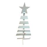 Kit Arbol Navidad Madera 50cm+accesorios P/pintar+luces