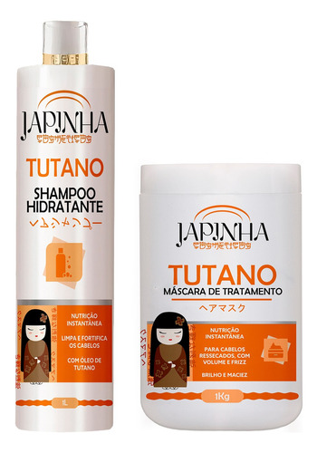 Kit Shampoo E Máscara Tutano Tratamento Profissional 1000ml