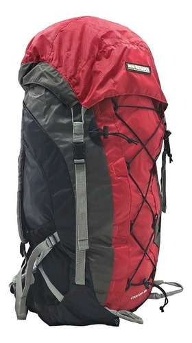 Mochila 60 Litros Alpinismo Escalada Camping Waterdog Cracco Color Rojo