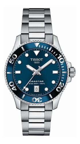 Reloj Tissot Seastar 1000 36mm T1202101104100 Agente Oficial