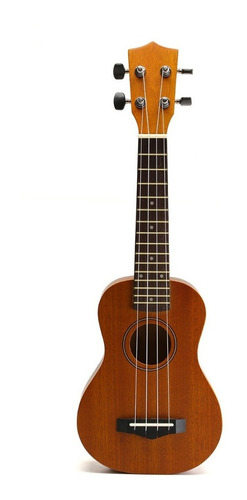Ukelele De Madera Soprano Profesional Con Funda Y Manual