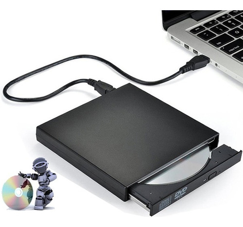 Externo Usb Cd Dvd Drive Y Escritor Quemador Portátil