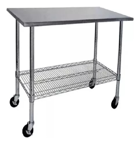 Mesa De Trabajo Acero Inoxidable Multiusos 454kg