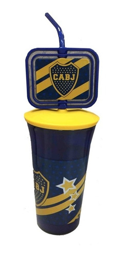 Vaso Boca Juniors Screen Giratorio Original Cresko Bo050