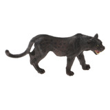 Realista Pantera Negra Vida Selvagem Animal Estatueta Modelo