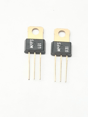 Mpsu31 Transistor Rf Silicio Npn 65v 3,5w 27mhz Pins Gold