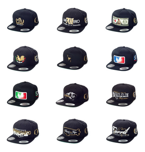 Gorras Cincopunto7 12 Piezas 5.7 Modelos Clásicos