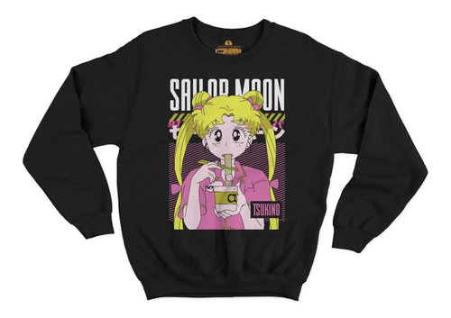 Pullover Sudadera Anime Sailor Moon Serena Luna Chibi