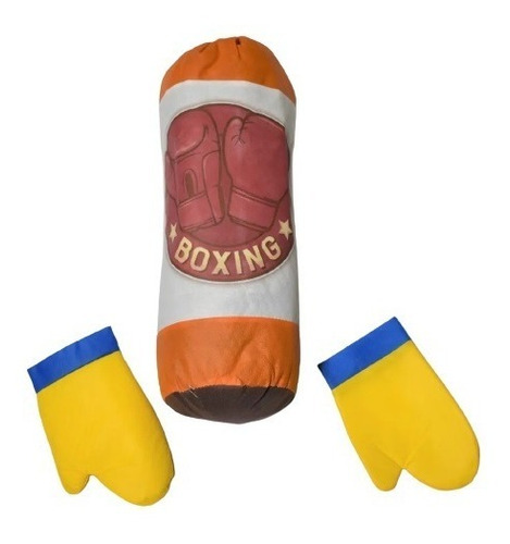 Bolsa Boxeo Saco Guantes Niño Juego Deporte Microcentro