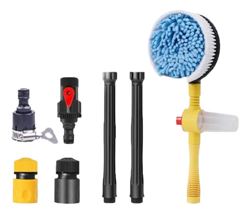 360 Car Spin Mop, Auto Rotating Retractable Car Wash Brush,