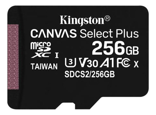 Cartao De Memoria Kingston Canvas Select Plus Sdcs2/256gb