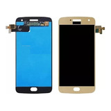 Tela Touch Display Completa Para Moto G5 Plus Dourado