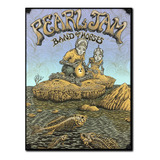 #1140 - Cuadro Decorativo Vintage - Pearl Jam Rock Poster 