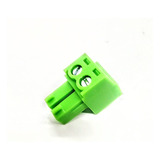 10x Conector Borne Verde Femea 02 Vias 3.81mm Kf2edgk