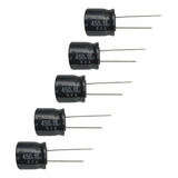 Pack X 5 Unidades Capacitor Electrolítico 10uf X 450 Volts