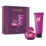 Kit Presente Perfume Mulher Edp Roxo Eudora Indulgent